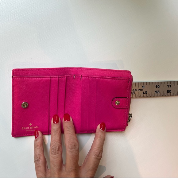 Kate Spade bifold wallet with coin compartment - Picture 6 of 8